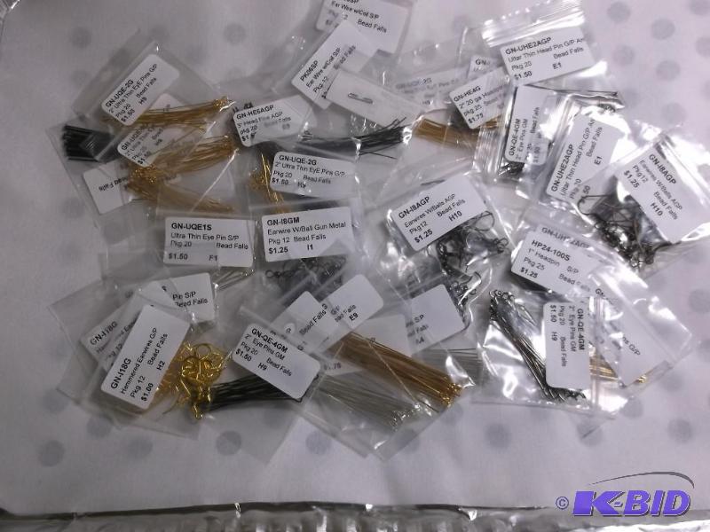 Eye pins,headpins and ear wires....
