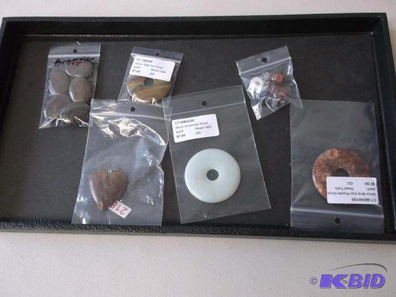 Donuts, Pendants &amp Bronzite beads....