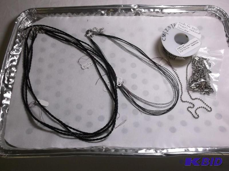 24&quot woven cord necklace, 18&quotmulti c...
