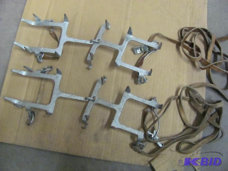 lot 52 image: These Swiss Flexible Ice Crampons are the rea...