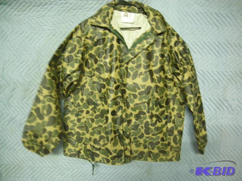 Camo rain jacket