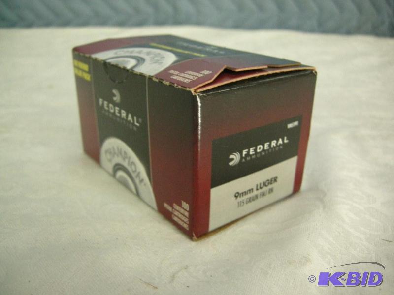Federal 9mm Luger shells