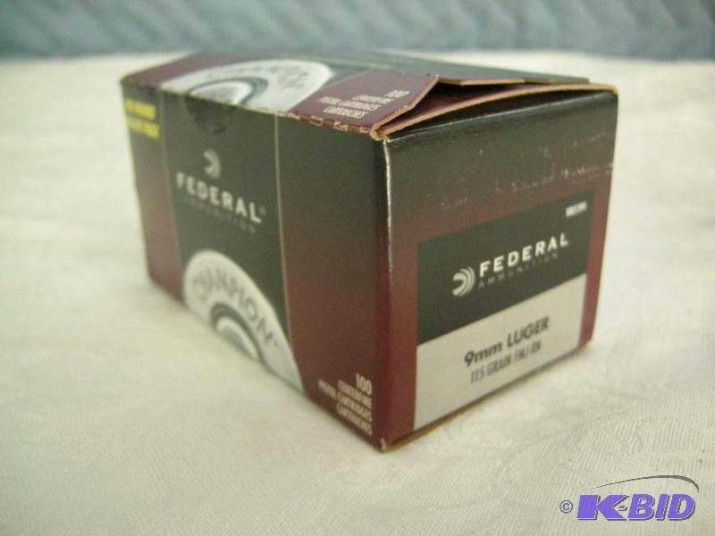 Federal 9mm Luger shells