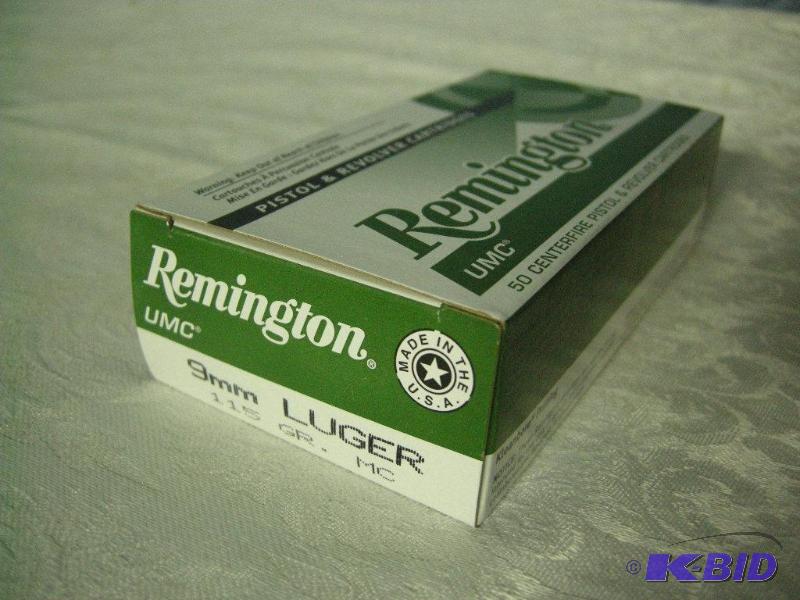 Remington 9mm Luger rounds