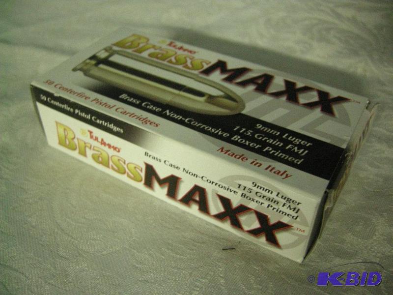 BrassMaxx 9mm Luger rounds