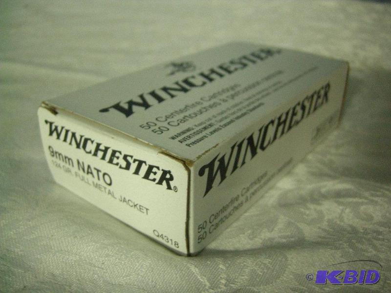 Winchester 9mm Nato rounds
