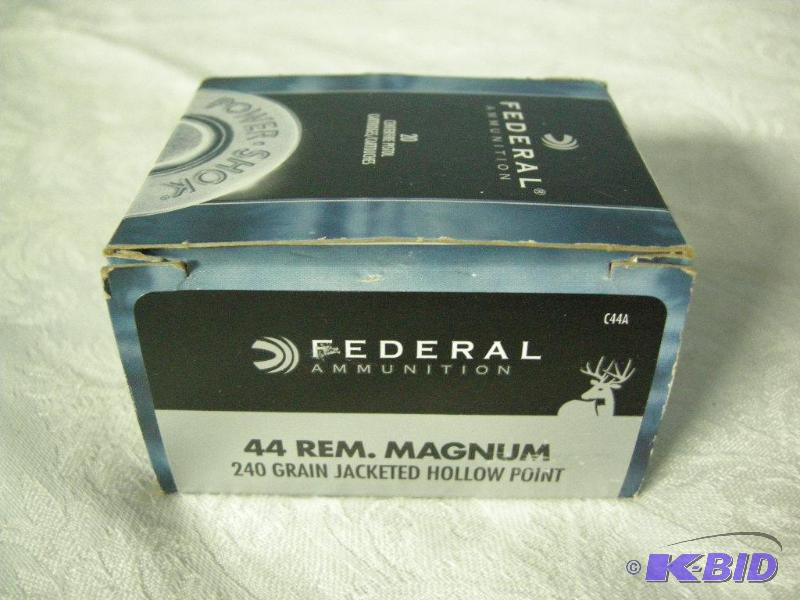Federal 44 Rem. Magnum rounds