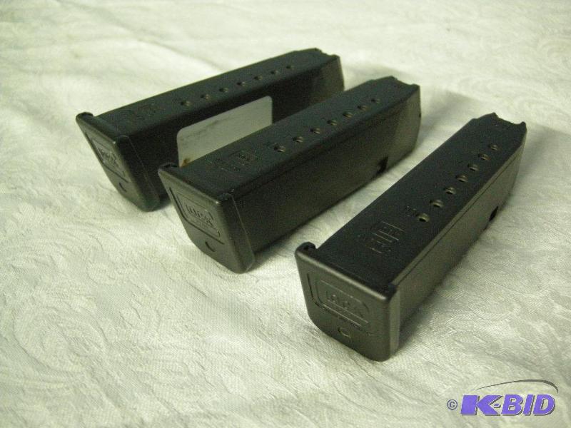 3 Glock .40 magazines
