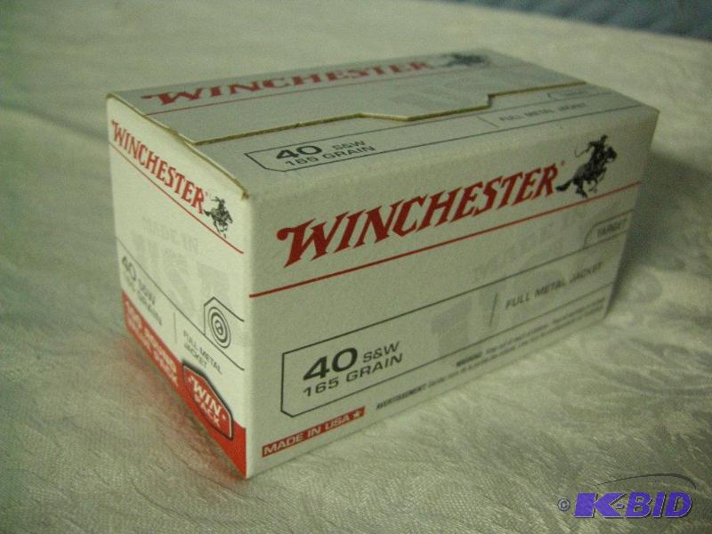 Winchester .40 S&W rounds