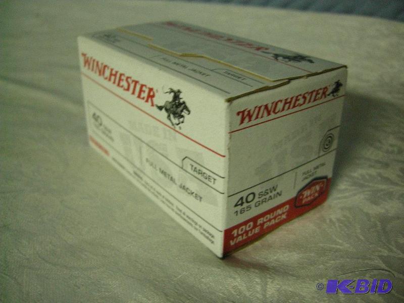 Winchester .40 S&W rounds