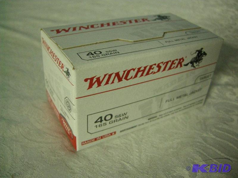 Winchester .40 S&W rounds