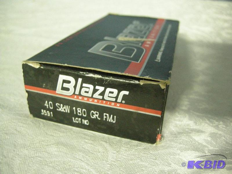 Blazer .40 S&W rounds