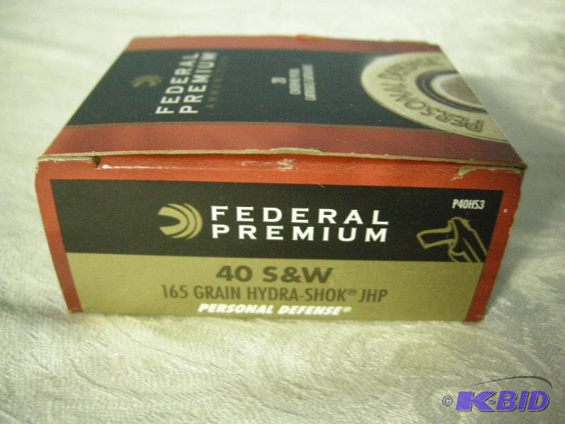 Federal .40 S&W rounds