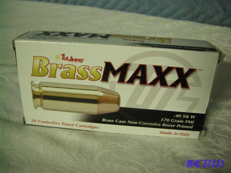 BrassMaxx .40 S&W rounds