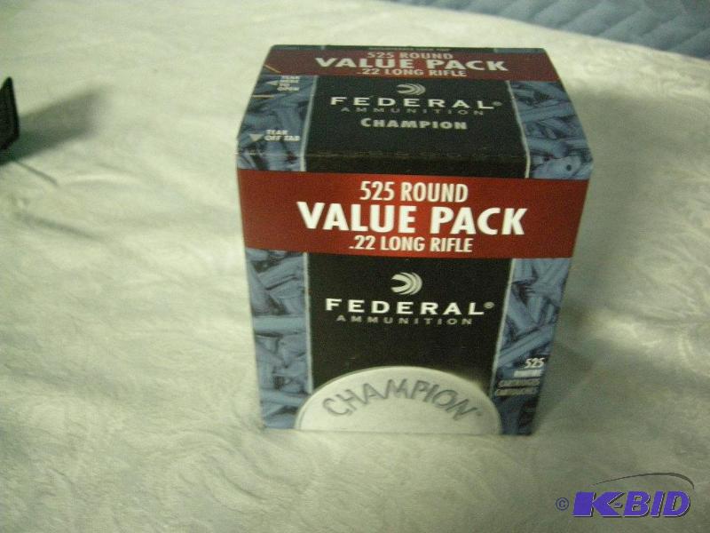Federal .22 long rifle rounds