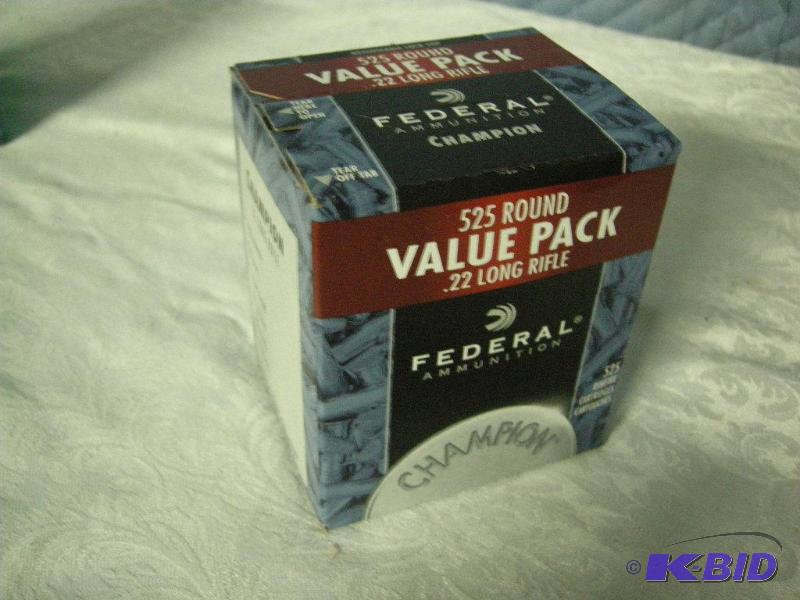 Federal .22 long rifle rounds