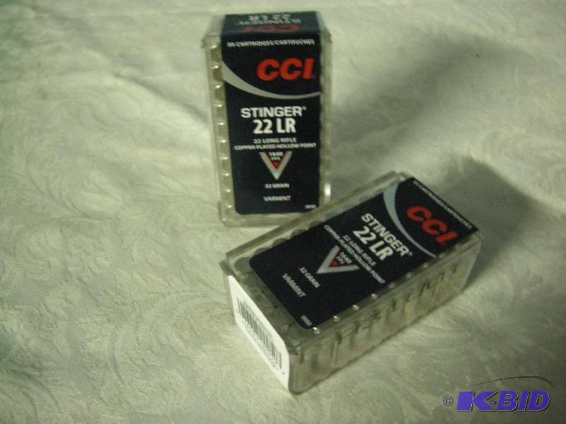 CCI Stinger .22 LR rounds