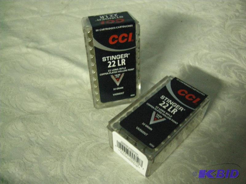 CCI Stinger .22 LR rounds