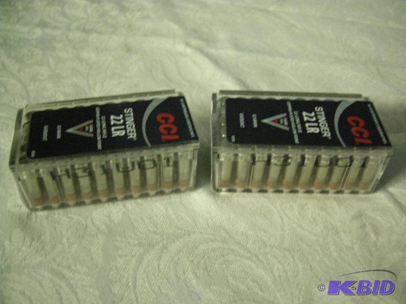 CCI Stinger .22 LR rounds