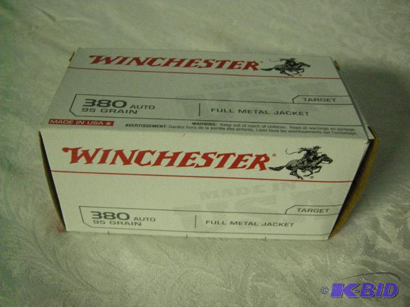 Winchester 380 auto rounds