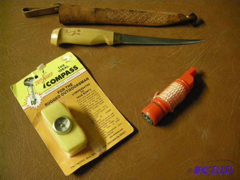Fillet knife and compasses