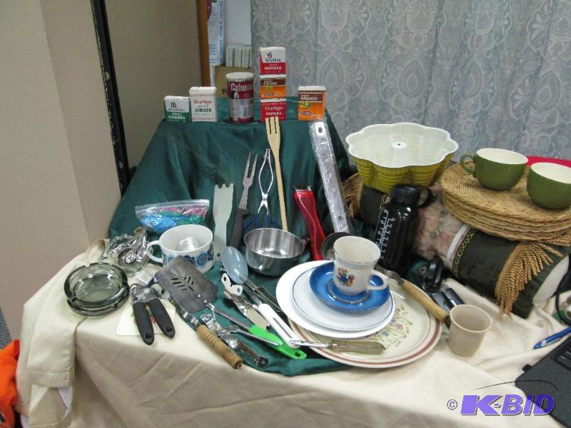 Plates, Cups, water bottle, wicker thing to p...