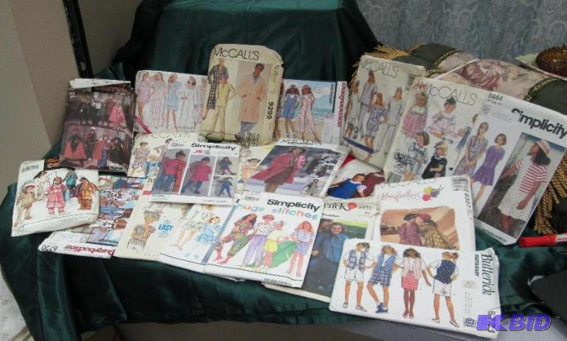 Different kinds of patterns for kinds clothes...