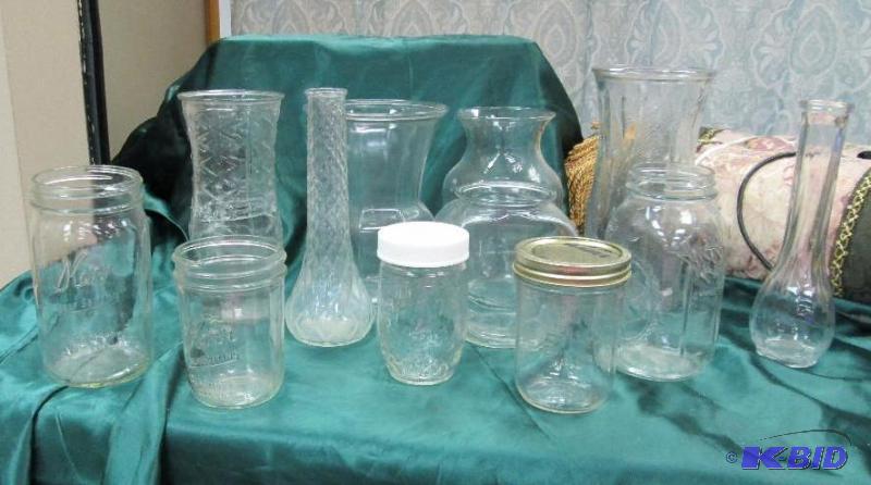 Assortment of jars and vases...