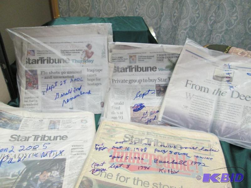 Star and Tribune paper from 1991 to 2006 Gera...