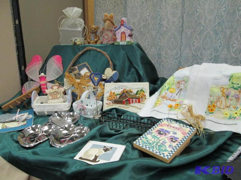 Assortment of decoration looks like a basket ...