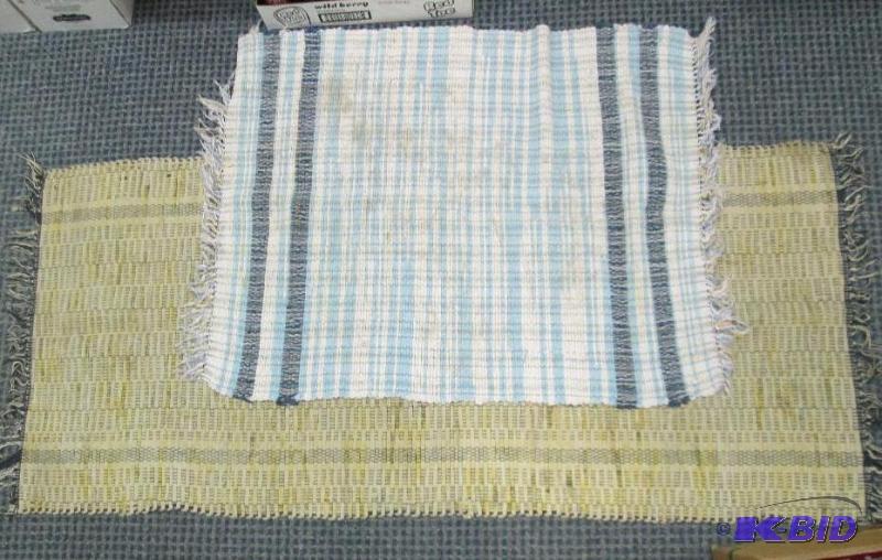 Qty 2 Rugs different colors and sizes...
