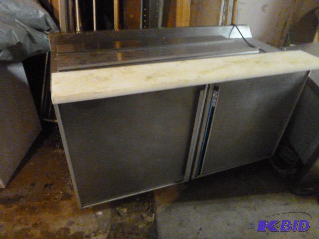 lot 12 image: Silver King Prep Table Refrigerator Model SKS...