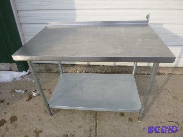 lot 13 image: All Strong Stainless Steel Table NSF approved...