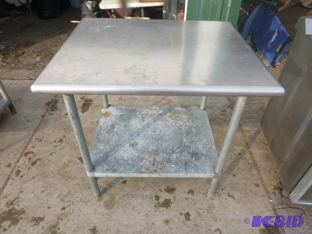 lot 14 image: Stainless Steel Table NSF approved, 35 12&qu...