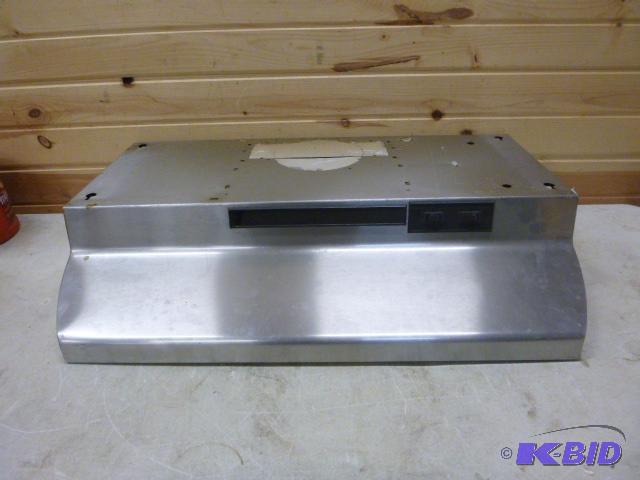 lot 29 image: Stainless Steel Range Hood For a 30" sto...