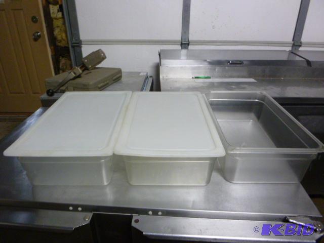 lot 34 image: Three Cambro Storage Units Full size, EN-631 ...