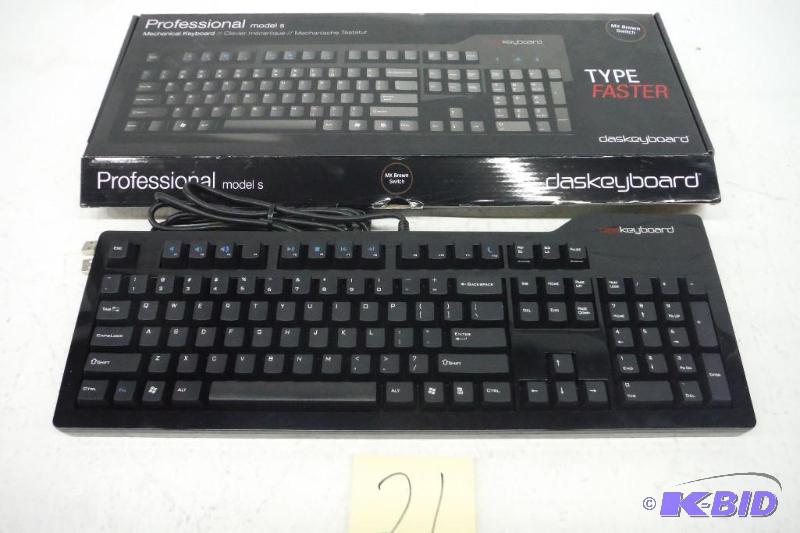Das Keyboard Model S Professional Click Pressure Point Mechanical Keyboard (DASK3MKPROCLI)