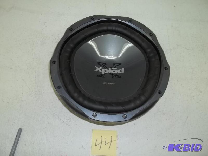 Sony XS GTX120LW - Xplod car subwoofer driver - 350 Watt - 12 - graphite