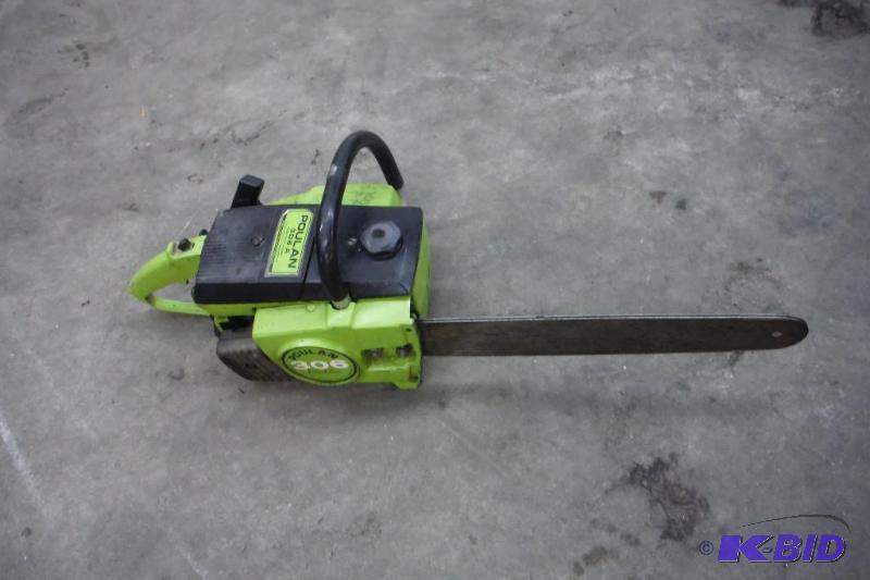 Poulen 306 chainsaw (used) no chain