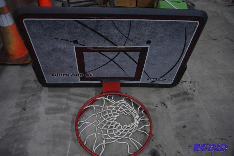 Basket ball hoop and backboard