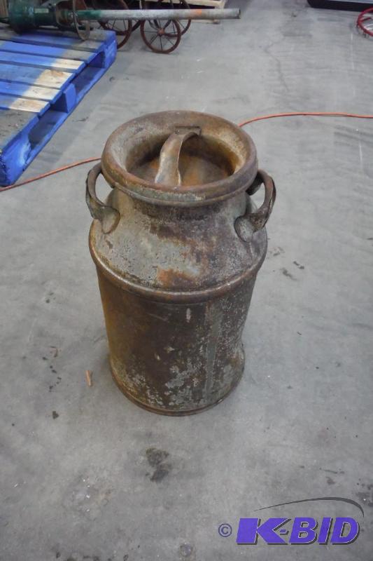 Vintage milk can