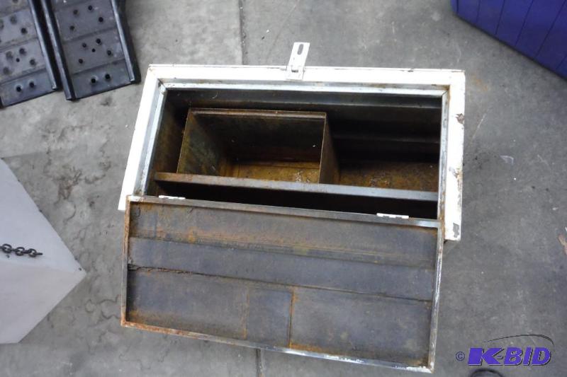 Old lockable safe box