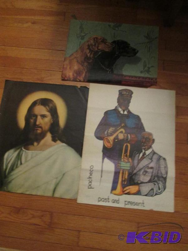 mixed paintings and drawings...