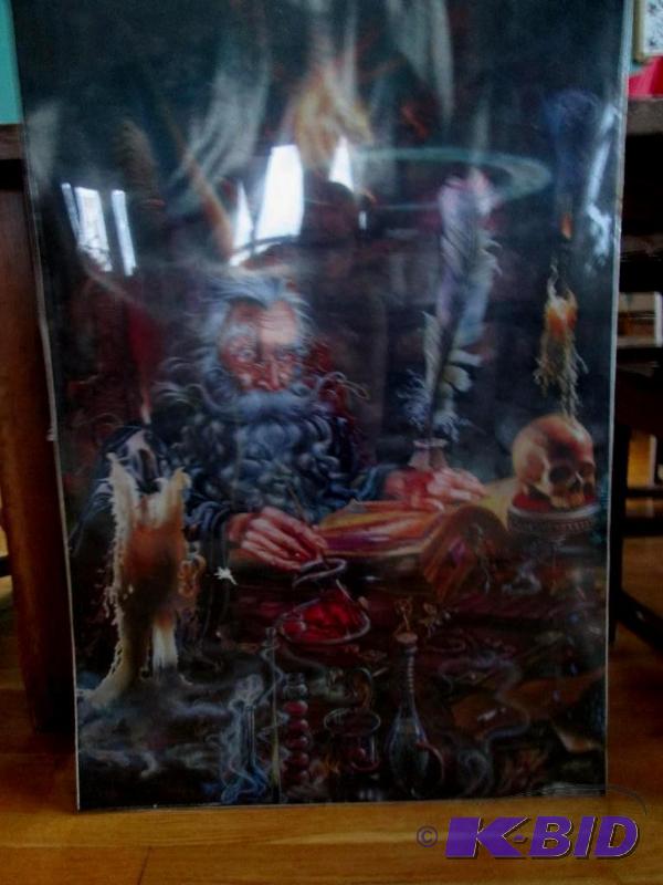3ft x 2ft wizard in lab poster...