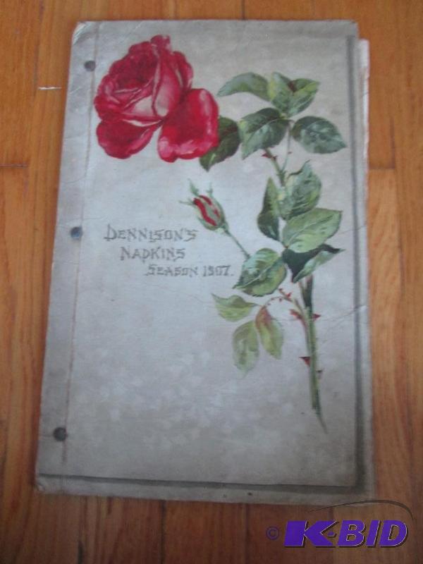 Demminsons fast-color napkins season 1907, al...