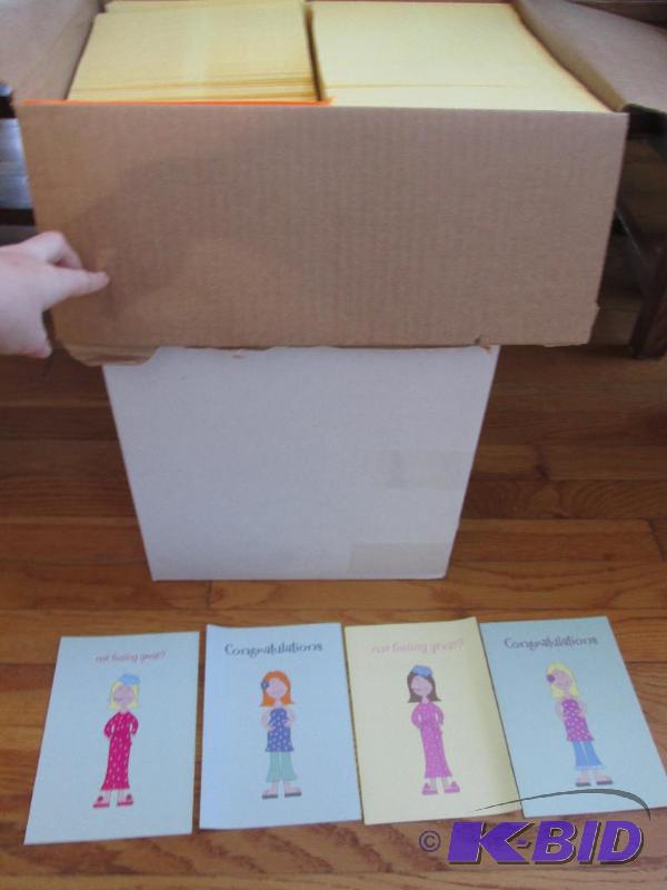 mixed lot of approxamately 900 greeting cards...