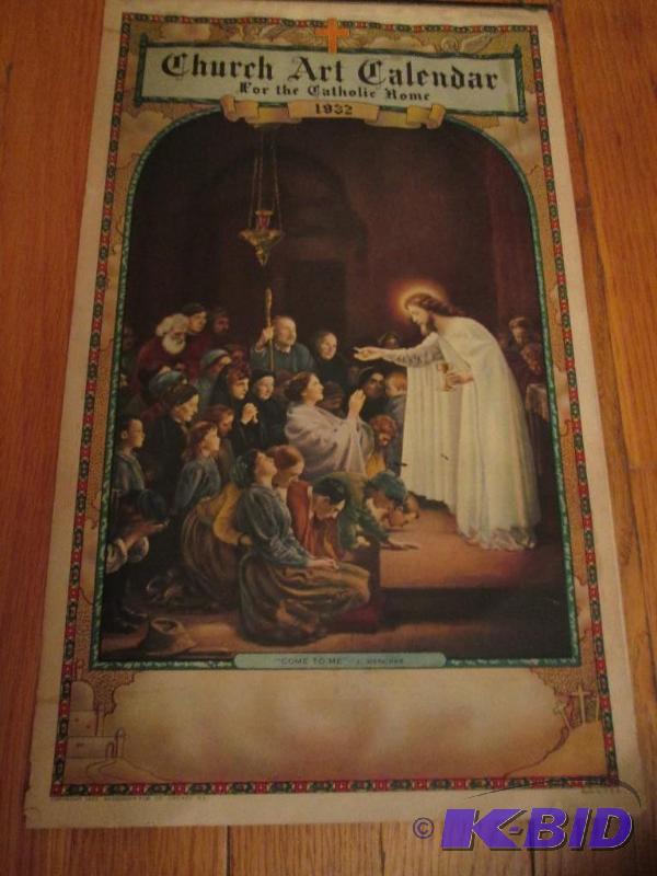church Art Calendar for the calothic home 19 ...