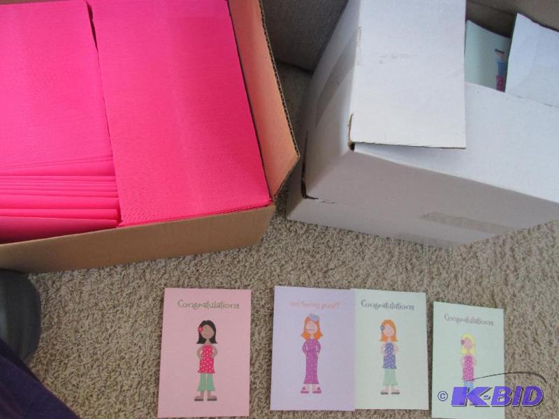 mixed lot of approxamately 900 greeting cards...