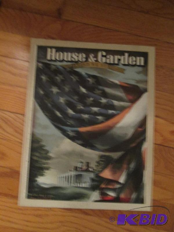 House and Garden Untited we Stand poster 14in...