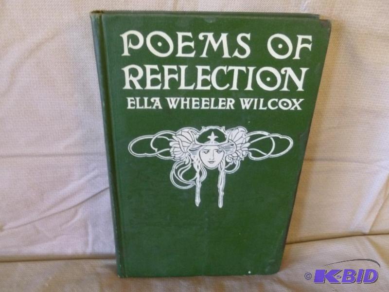 Antique Book - Poems Of Reflection - 1905.&nb...